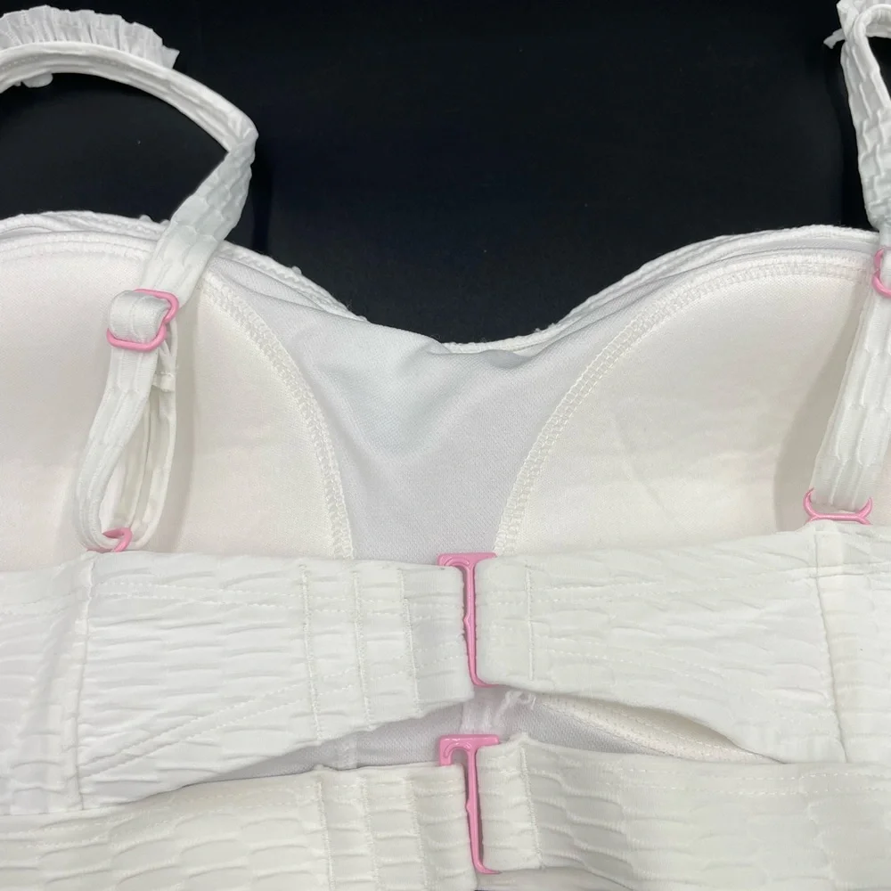 Stoney Clover 1X women’s Swimsuit white Top